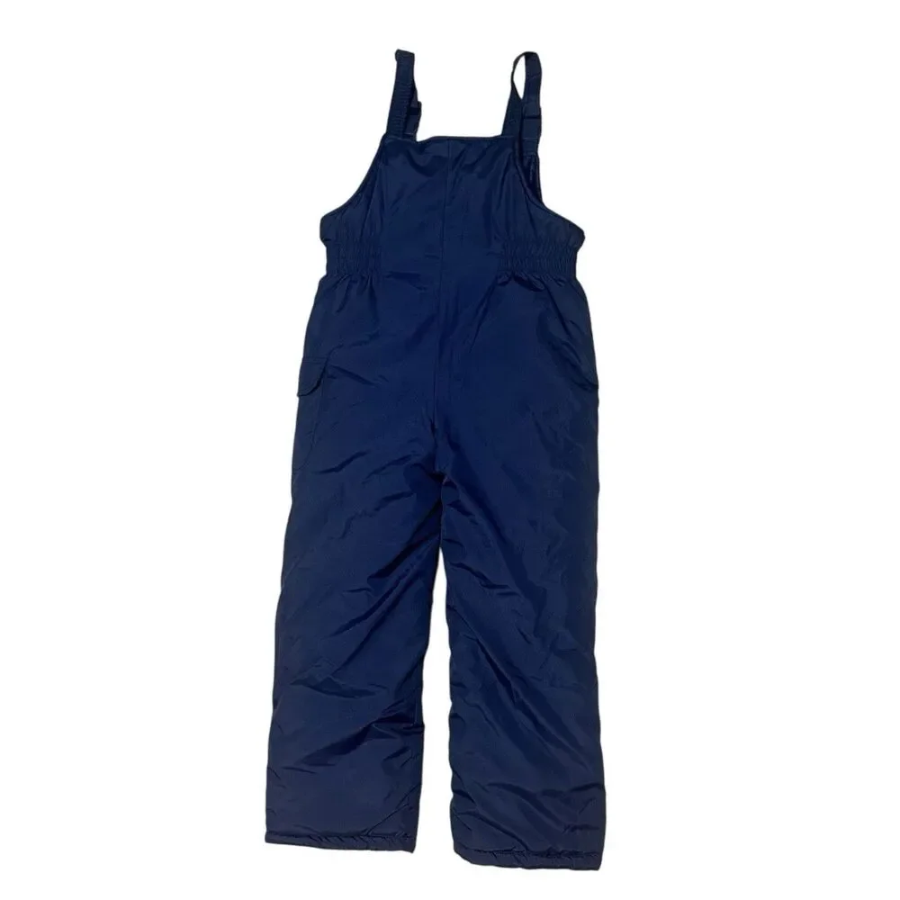 Carter's Kids Blue Ski Overalls Snow Pants Size 8 Excellent Condition Pre Owned